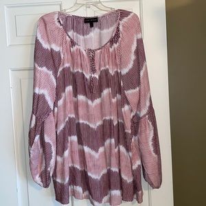 Lane Bryant peasant top